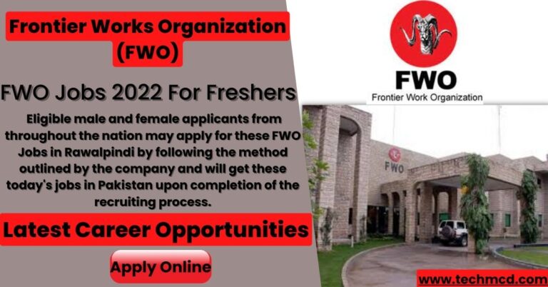 FWO Jobs 2022 For Freshers-Latest Career Opportunities