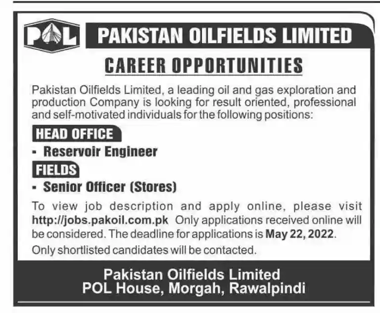 POL Jobs 2022 Latest Advertisement