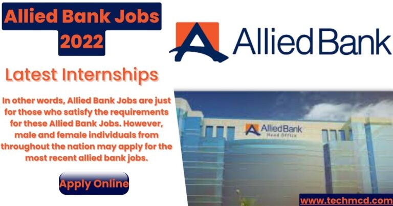 Allied Bank Jobs 2022-Online Apply For Latest Internship