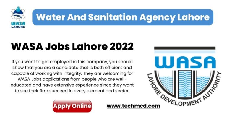 WASA Jobs 2022-Water and Sanitation Agency (Apply Online)