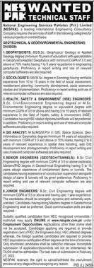 NESPAK Jobs For Fresh Engineers