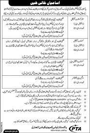 PTA Jobs 2022 (Apply Online)-Latest Career Opportunities